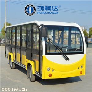  全封闭电动观光车鸿畅达可拆卸门